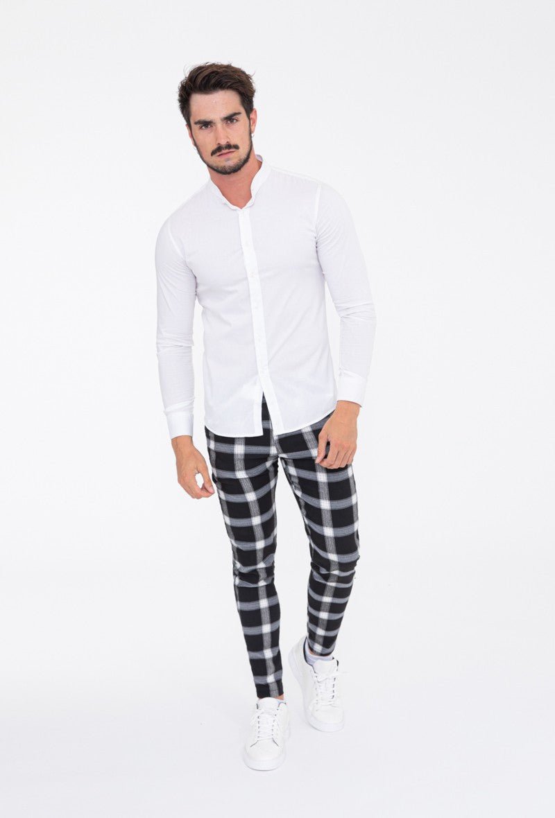 Pantalon à carreaux - Frilivin