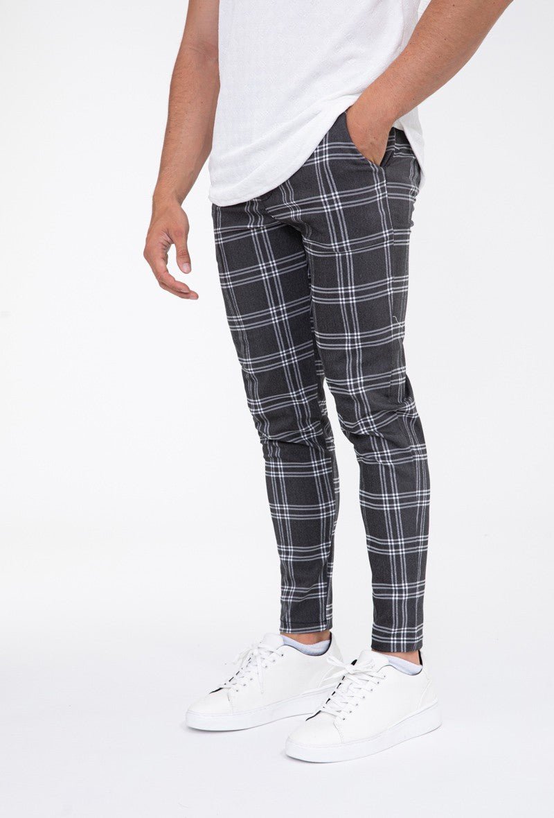 Pantalon à carreaux - Frilivin