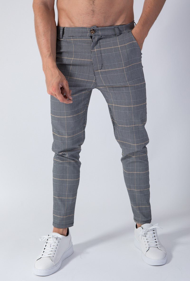 Pantalon à carreaux - Frilivin