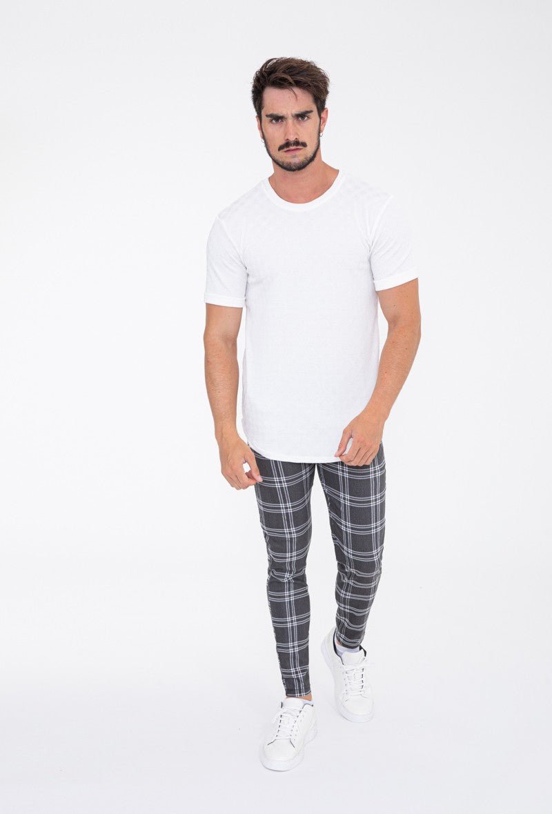 Pantalon à carreaux - Frilivin