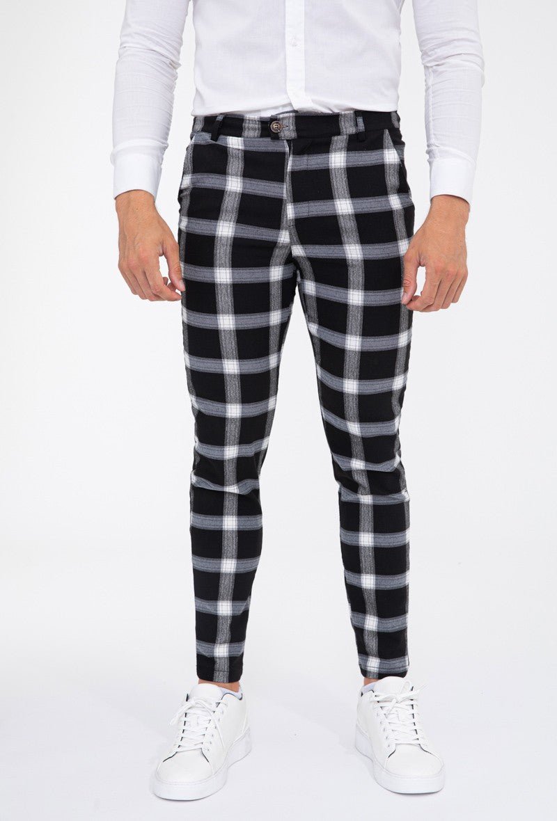 Pantalon à carreaux - Frilivin