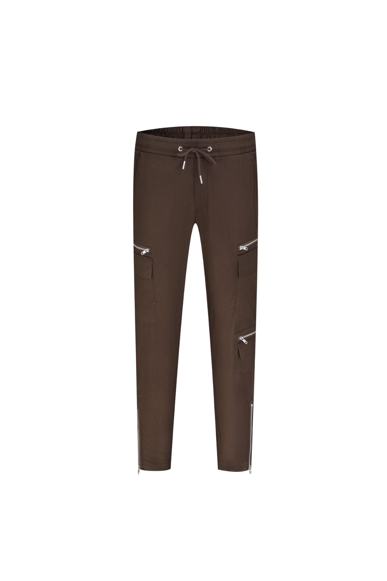 Pantalon à multiple poches et fermetures à zip - Frilivin