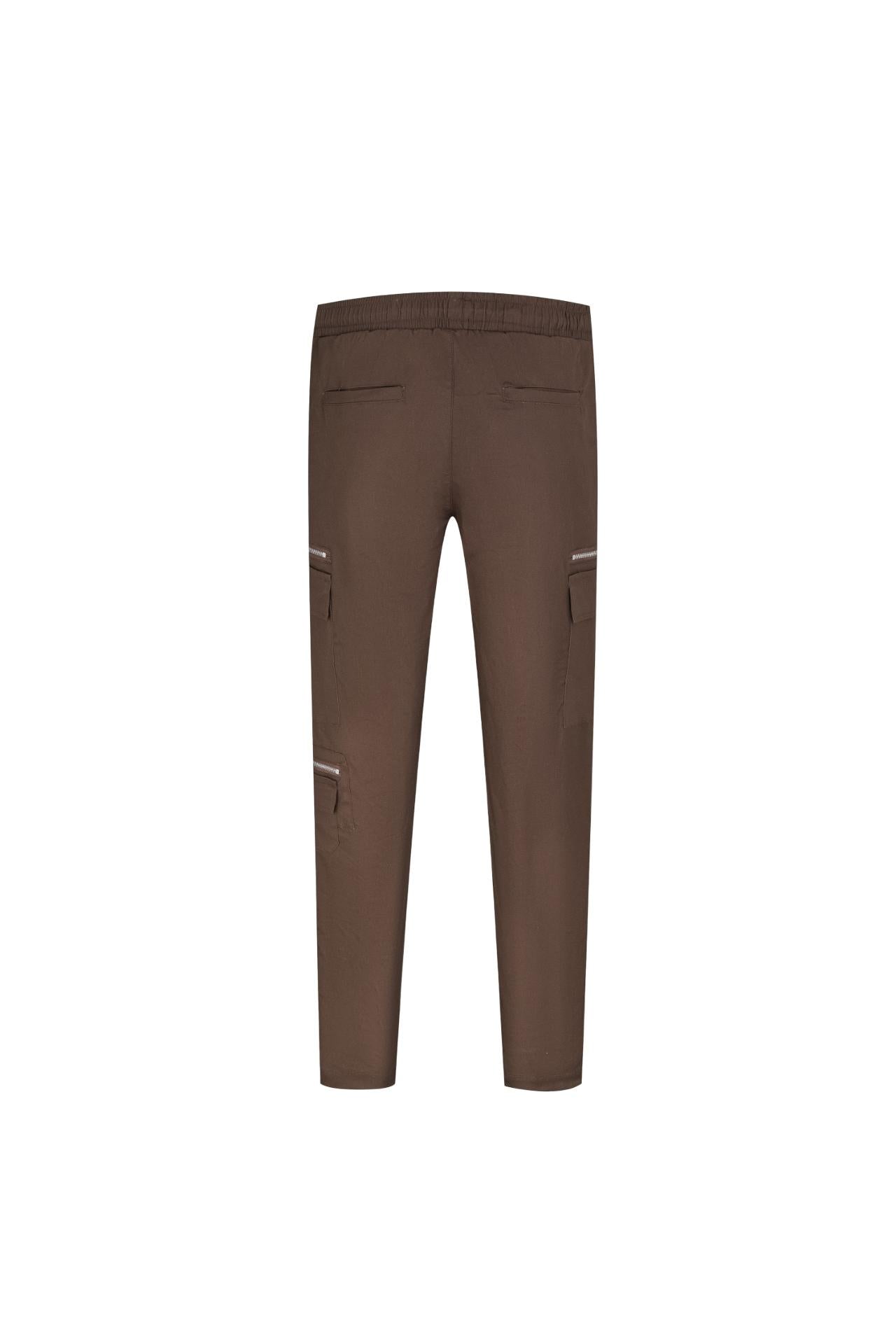 Pantalon à multiple poches et fermetures à zip - Frilivin