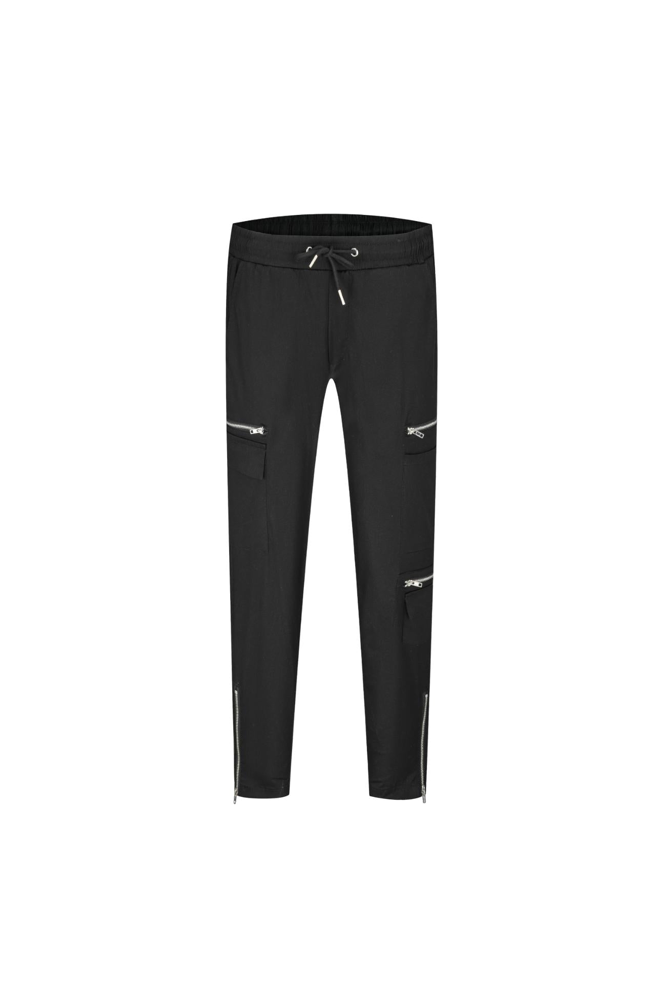 Pantalon à multiple poches et fermetures à zip - Frilivin