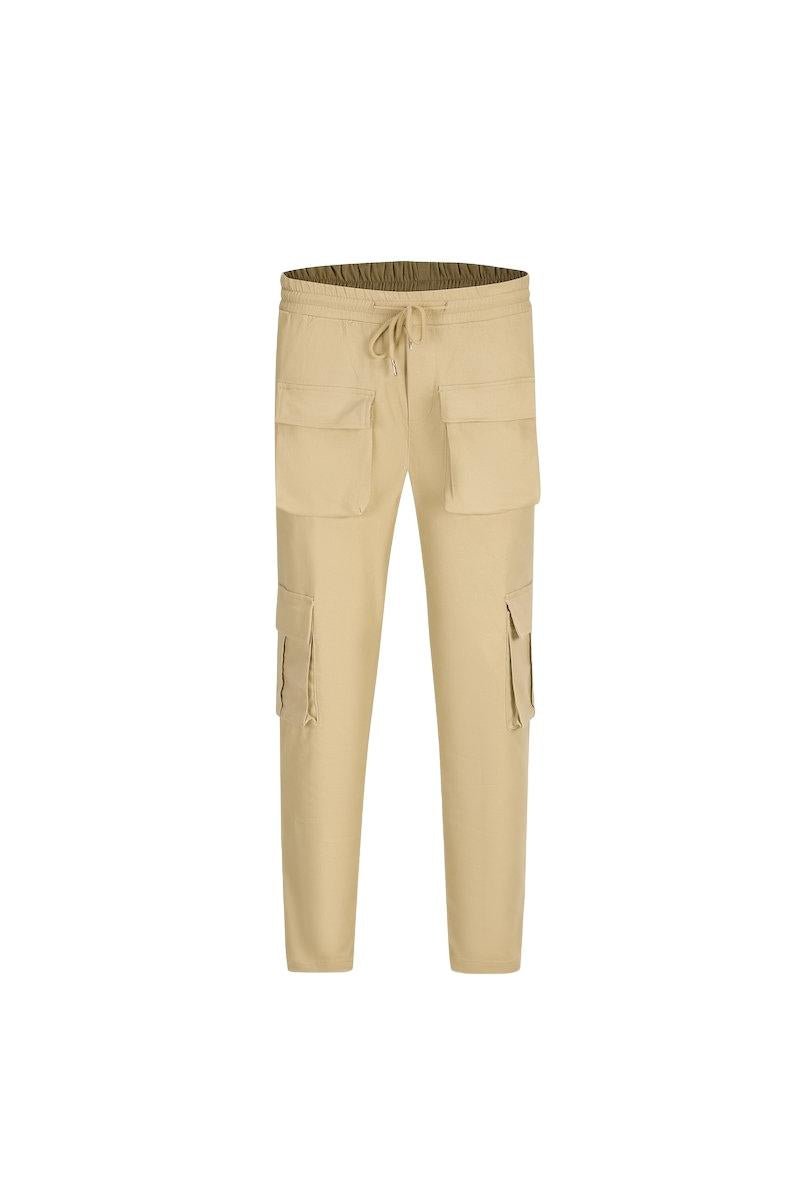 Pantalon cargo jogger à poche multiple - Frilivin