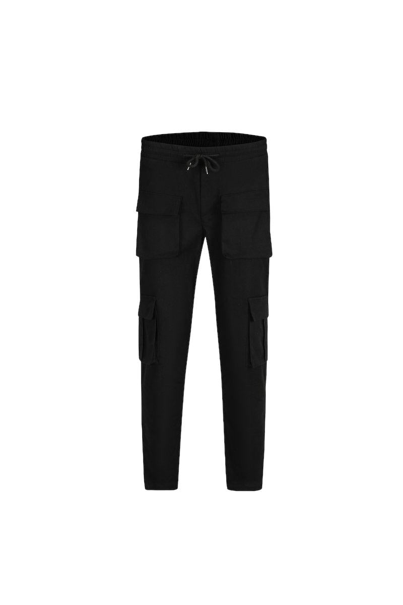 Pantalon cargo jogger à poche multiple - Frilivin