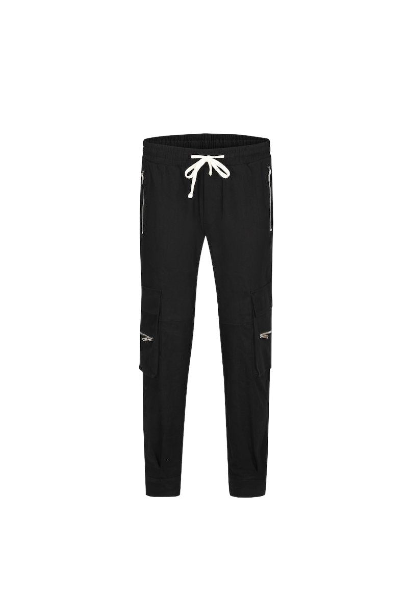 Pantalon cargo jogger avec détail zippé - Frilivin