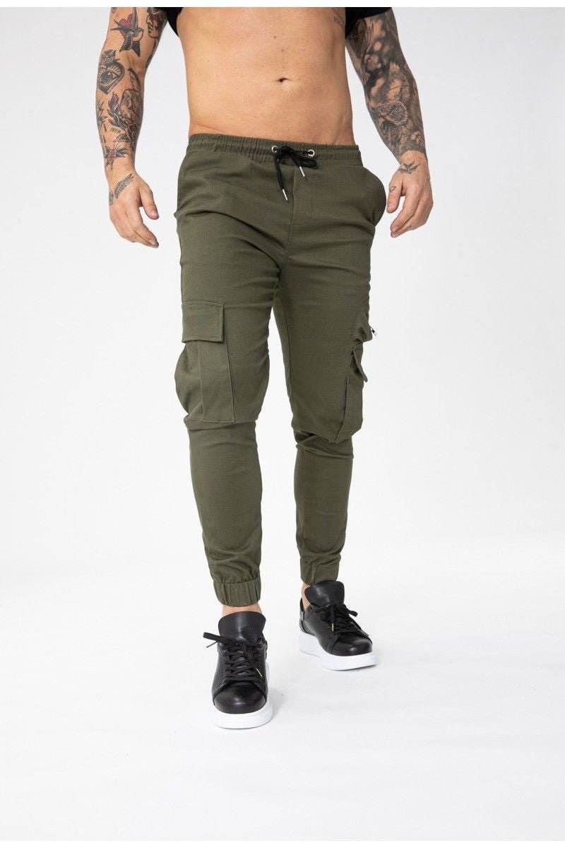 Pantalon cargo jogger avec zip - Frilivin