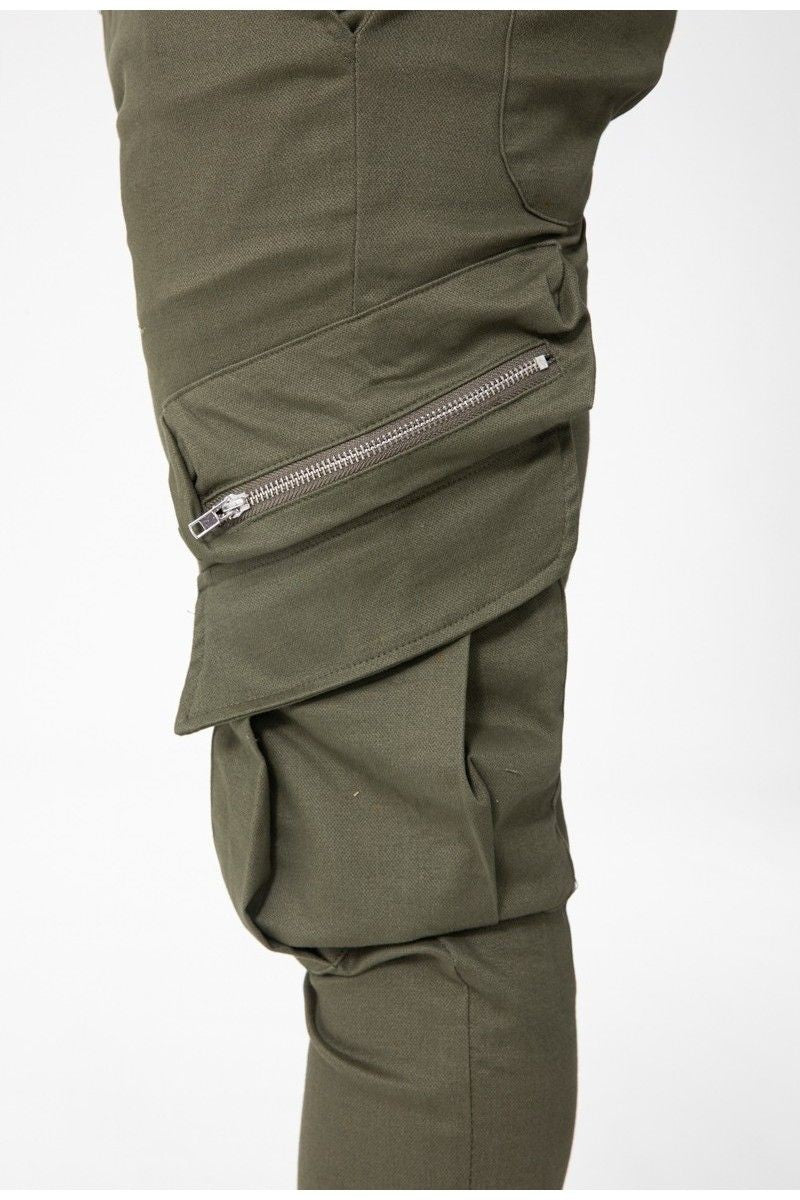 Pantalon cargo jogger avec zip - Frilivin