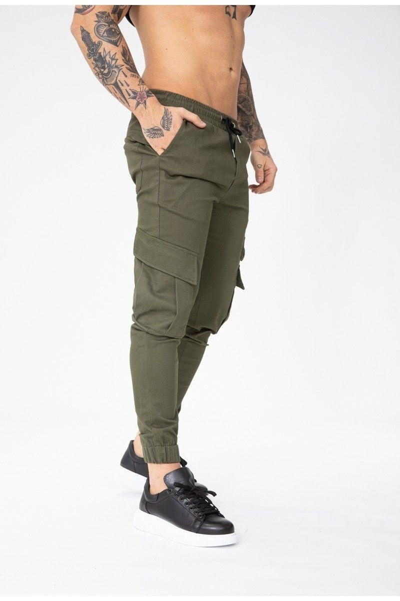 Pantalon cargo jogger avec zip - Frilivin