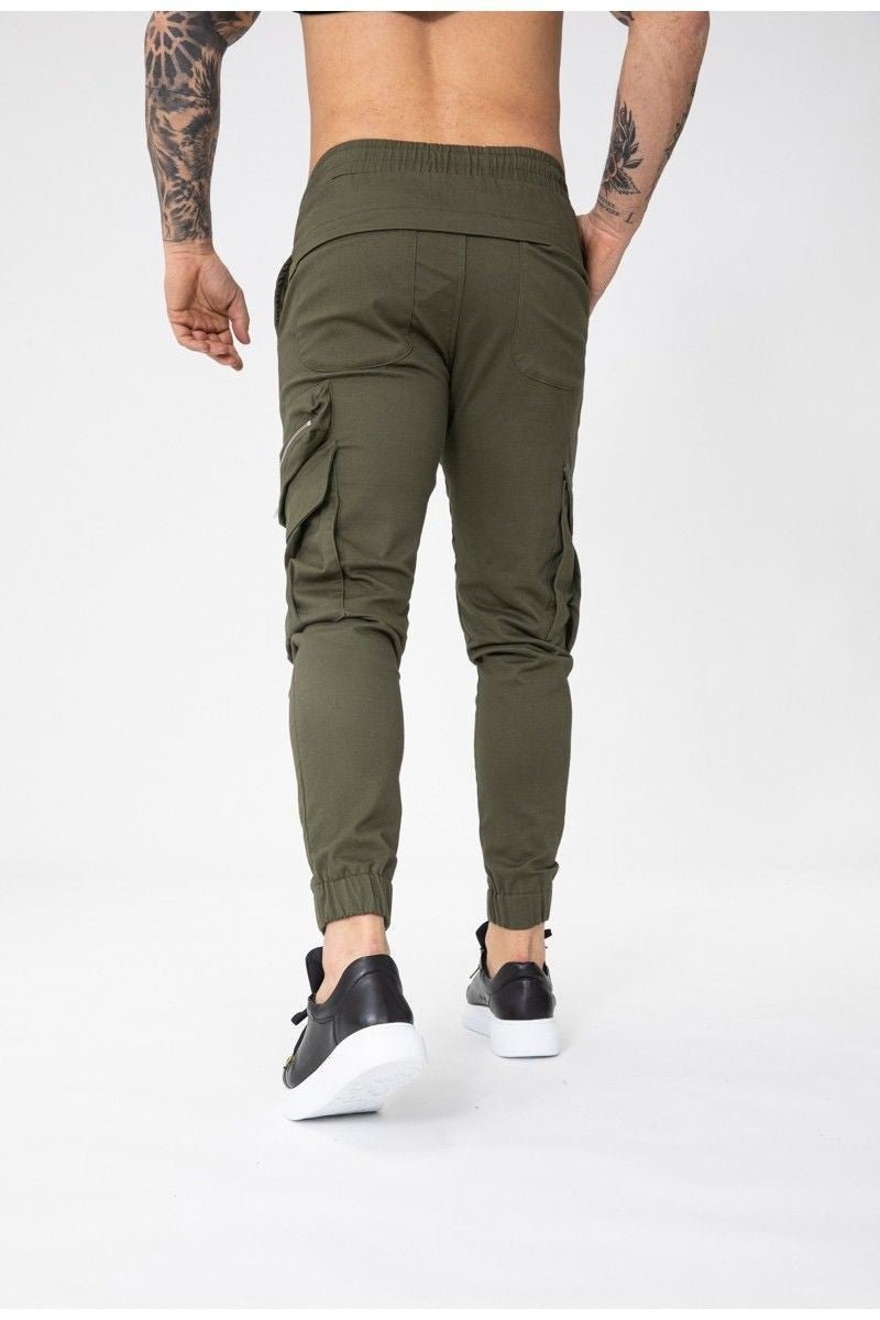 Pantalon cargo jogger avec zip - Frilivin