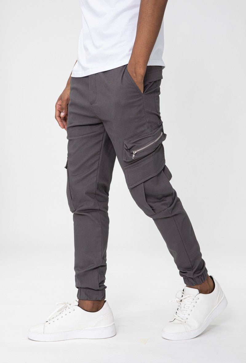 Pantalon cargo jogger avec zip - Frilivin