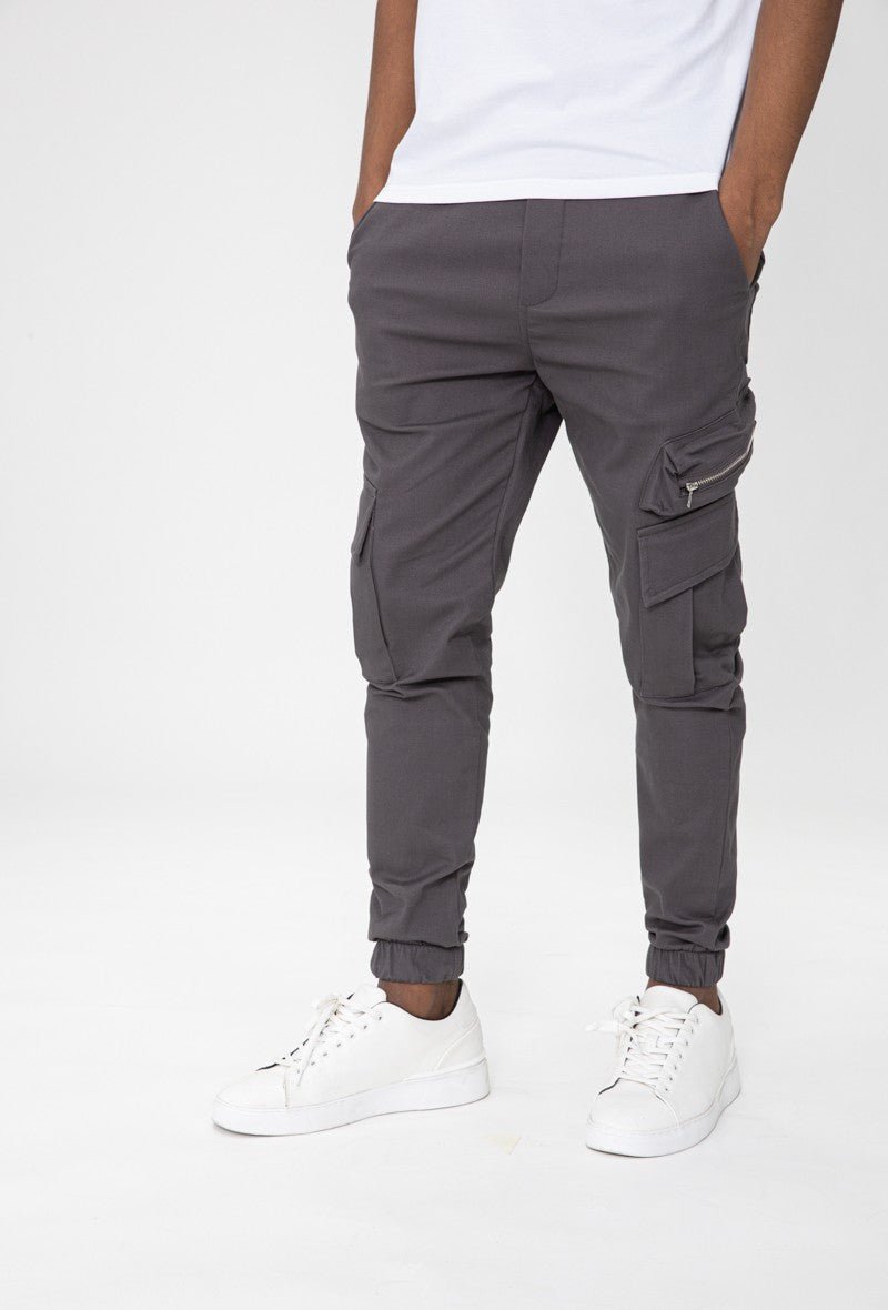 Pantalon cargo jogger avec zip - Frilivin