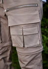 Pantalon cargo jogger multipoche à zip - Frilivin