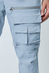 Pantalon cargo jogger multipoche à zip - Frilivin