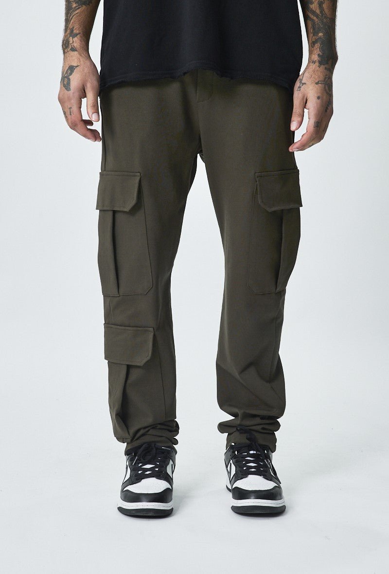 Straight utility cargo pants