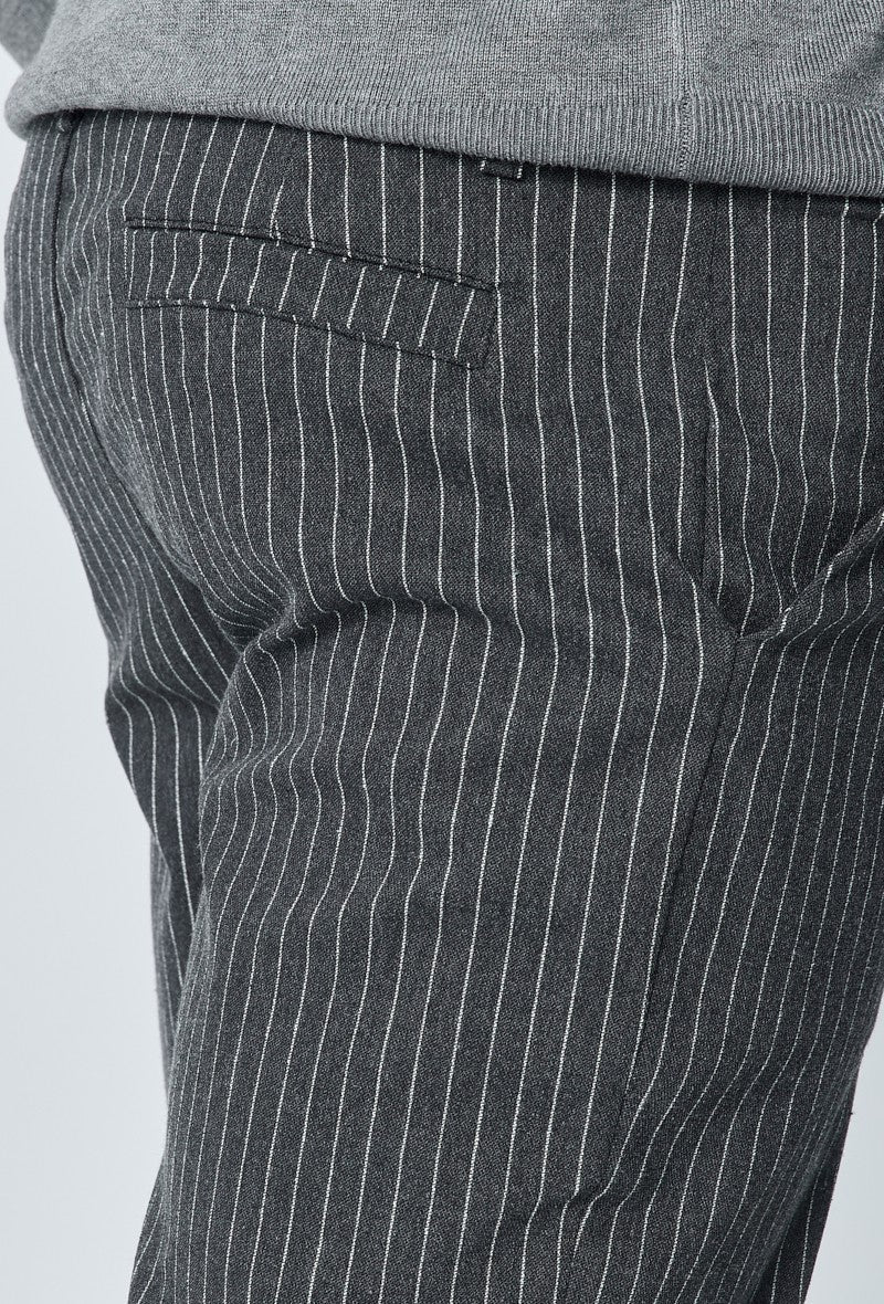 Pantalon chino à rayures - Frilivin