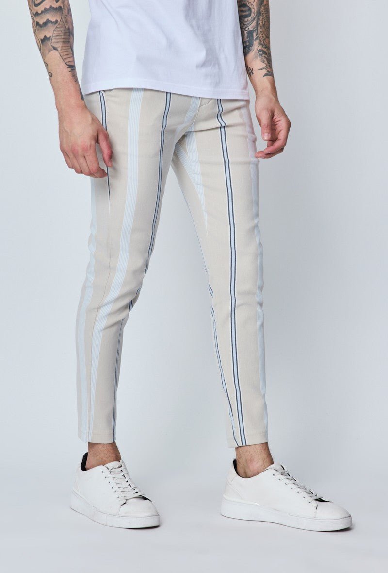 Pantalon chino à rayures - Frilivin