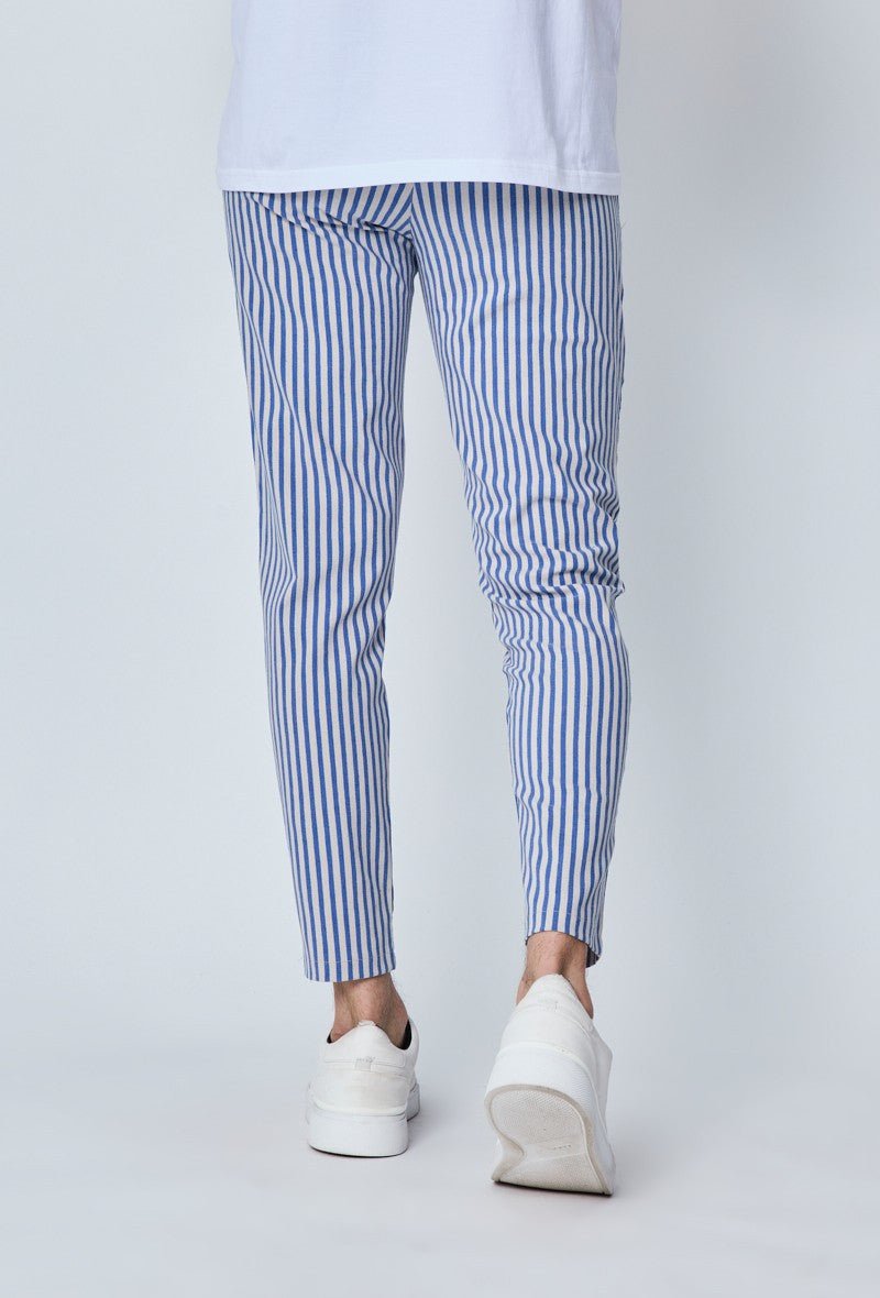 Pantalon chino à rayures - Frilivin