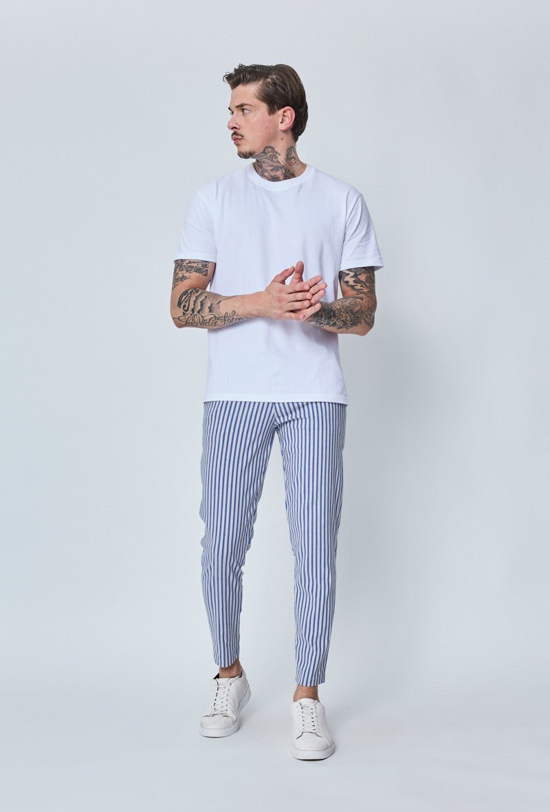 Pantalon chino à rayures - Frilivin