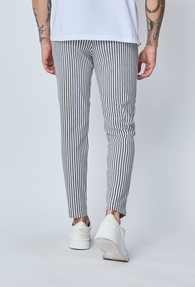 Striped chino pants Frilivin