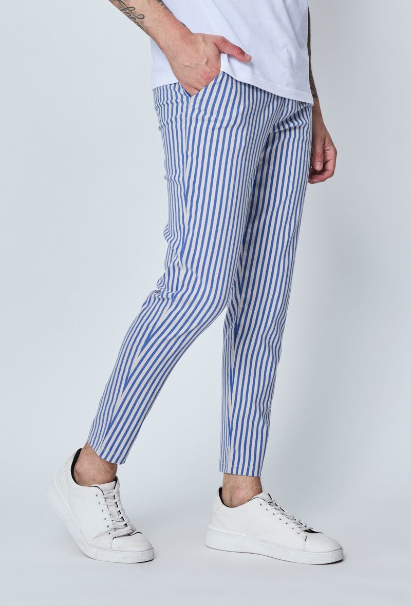 Pantalon chino à rayures - Frilivin