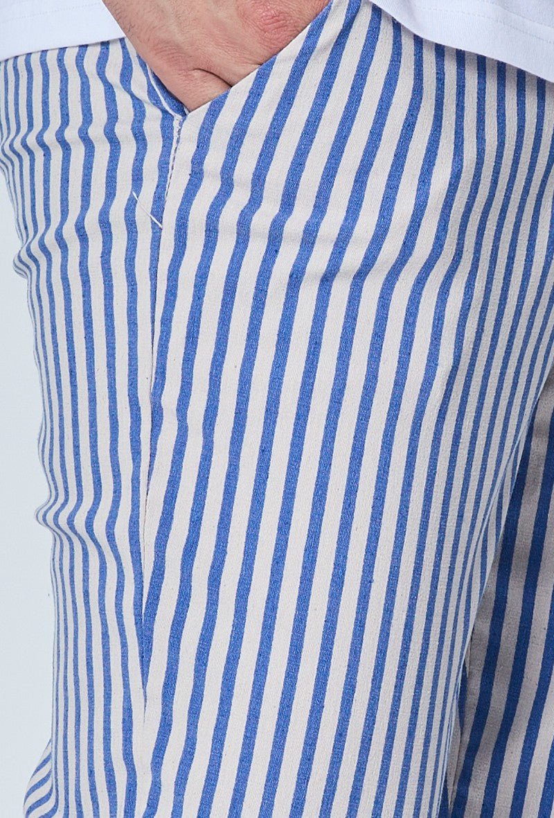 Pantalon chino à rayures - Frilivin