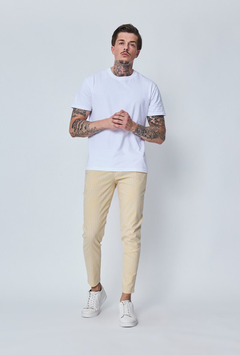 Pantalon chino à rayures - Frilivin