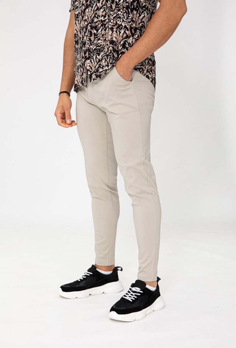 Pantalon chino classique stretch - Frilivin