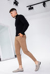 Pantalon chino classique stretch - Frilivin