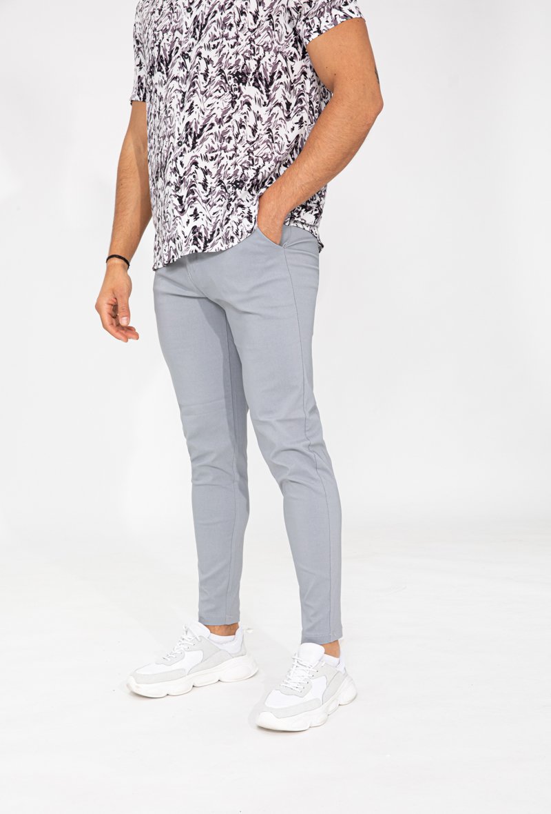 Pantalon chino classique stretch - Frilivin