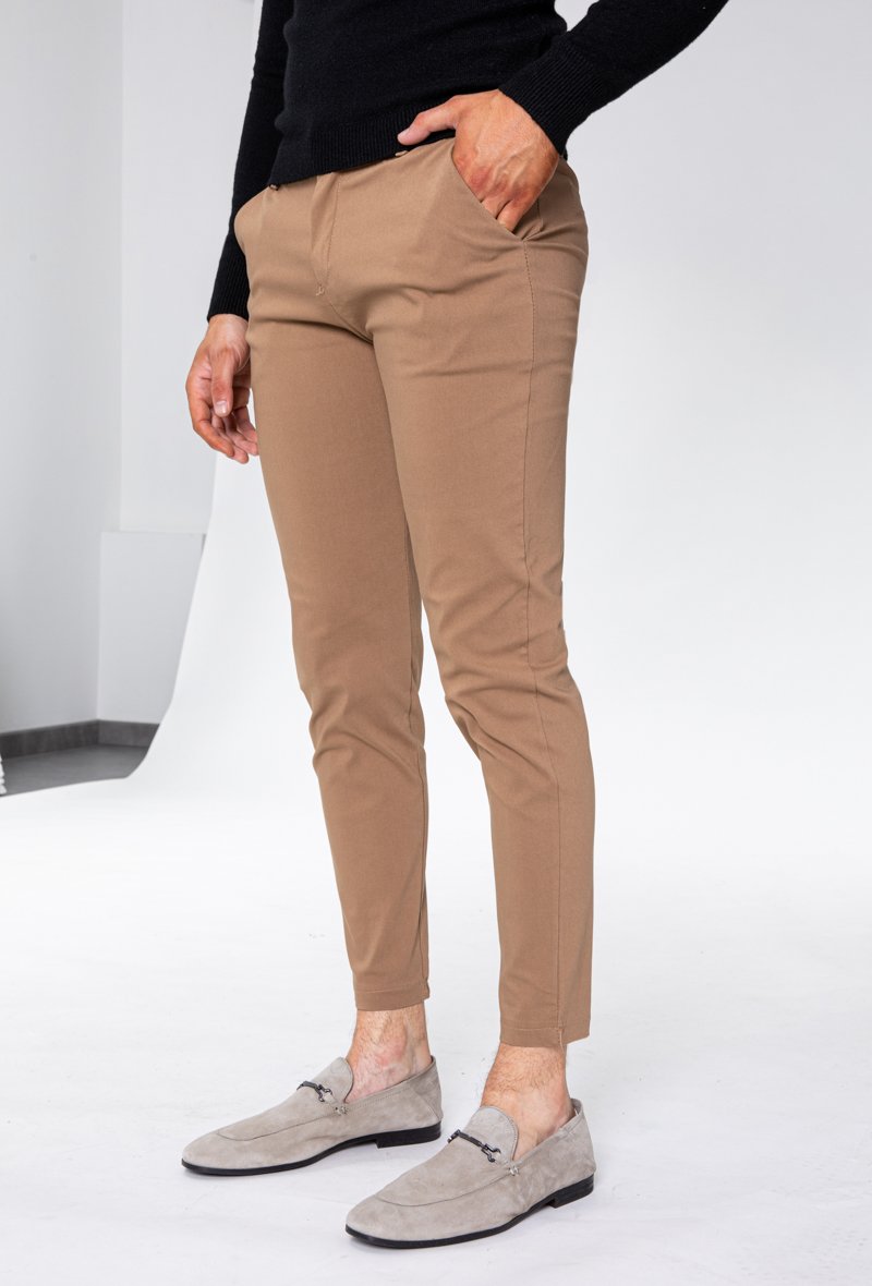 Pantalon chino classique stretch - Frilivin