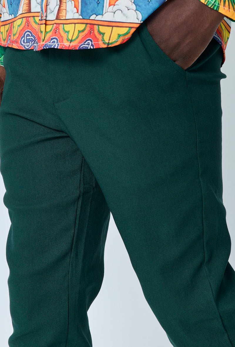 Pantalon chino classique uni - Frilivin