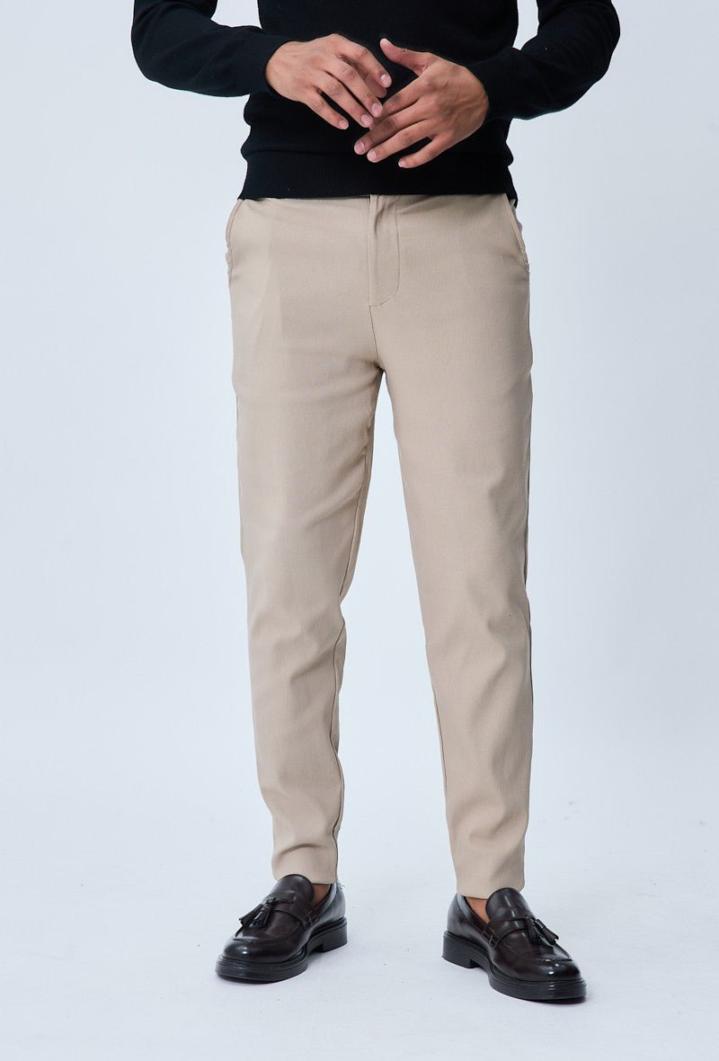 Pantalon chino classique uni - Frilivin