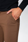 Pantalon chino tendance uni - Frilivin