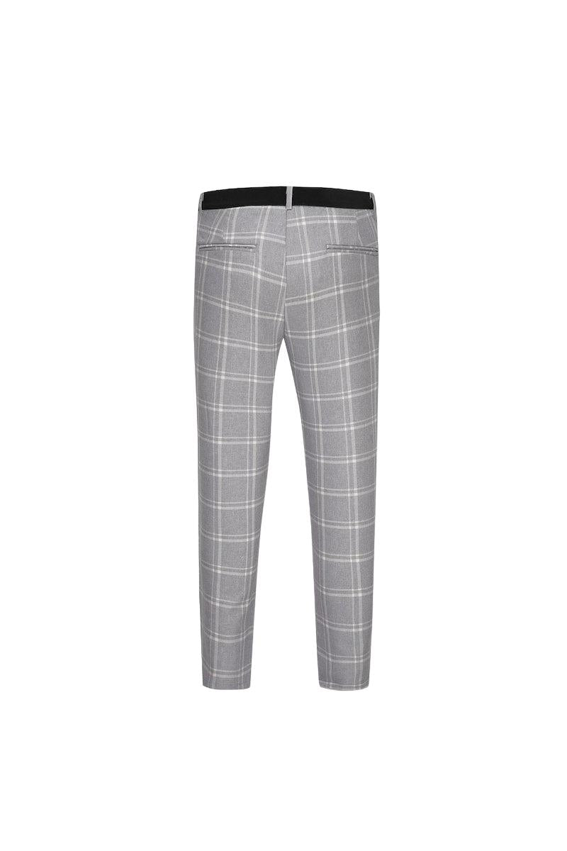 Pantalon classique chino à carreaux - Frilivin