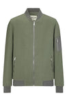 Blouson bicolore avec fermeture éclaire - Frilivin