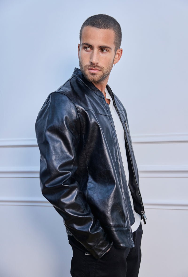 Blouson style biker - Frilivin