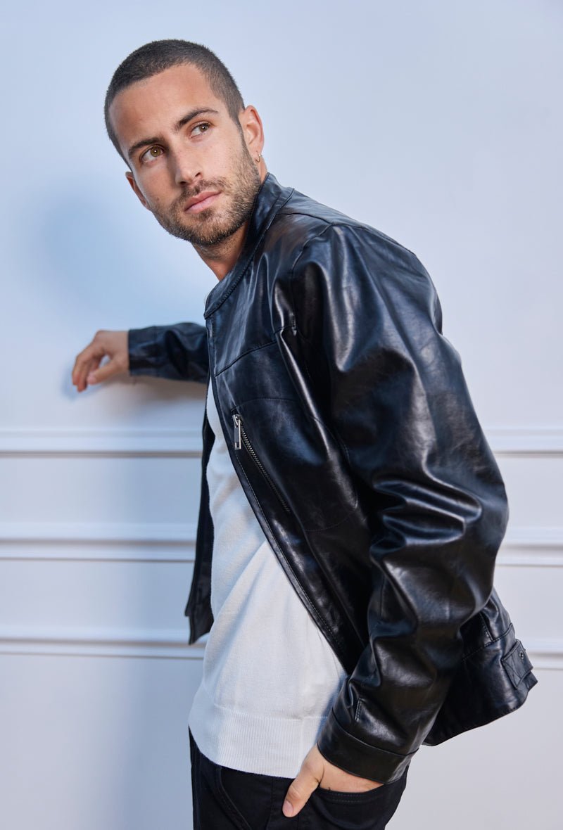 Blouson style biker - Frilivin