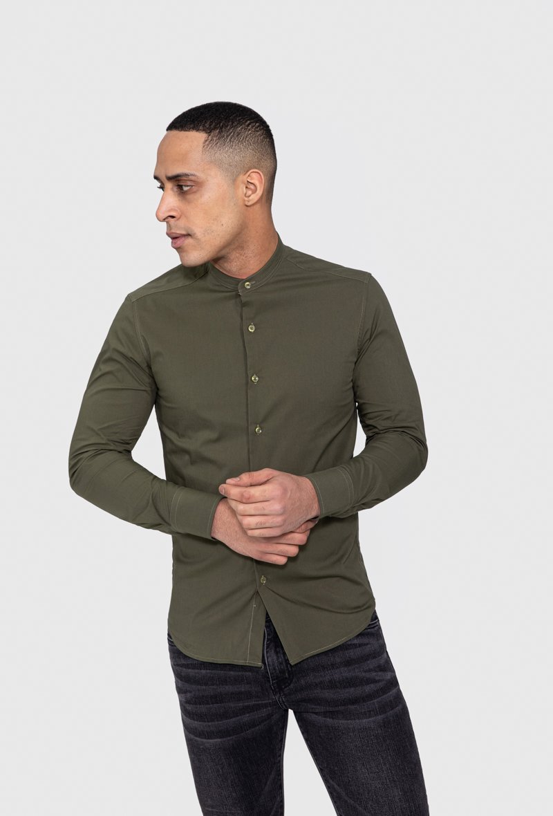 Chemise col mao - Frilivin