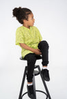 Chemise enfant manches courtes à motif écriture - Frilivin