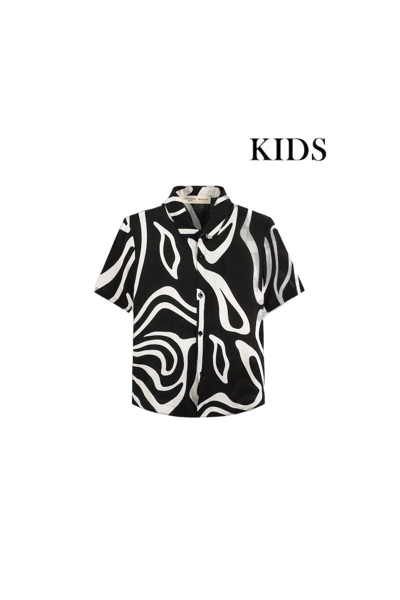 Chemise enfant motifs animalier - Frilivin
