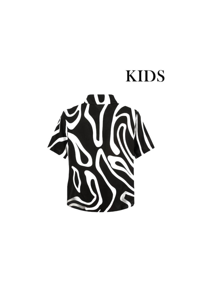 Chemise enfant motifs animalier - Frilivin