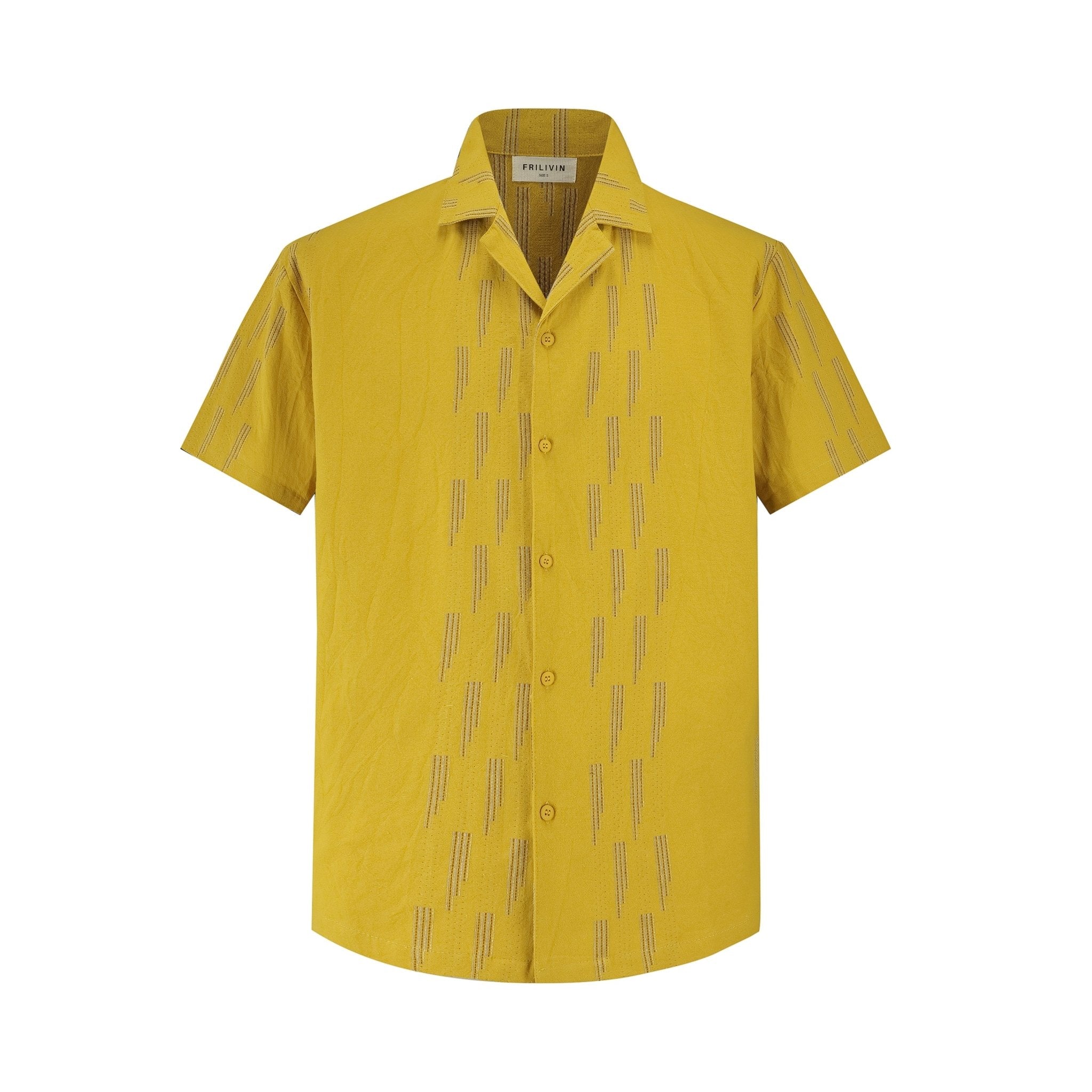 Chemise manches courtes à motifs - Frilivin