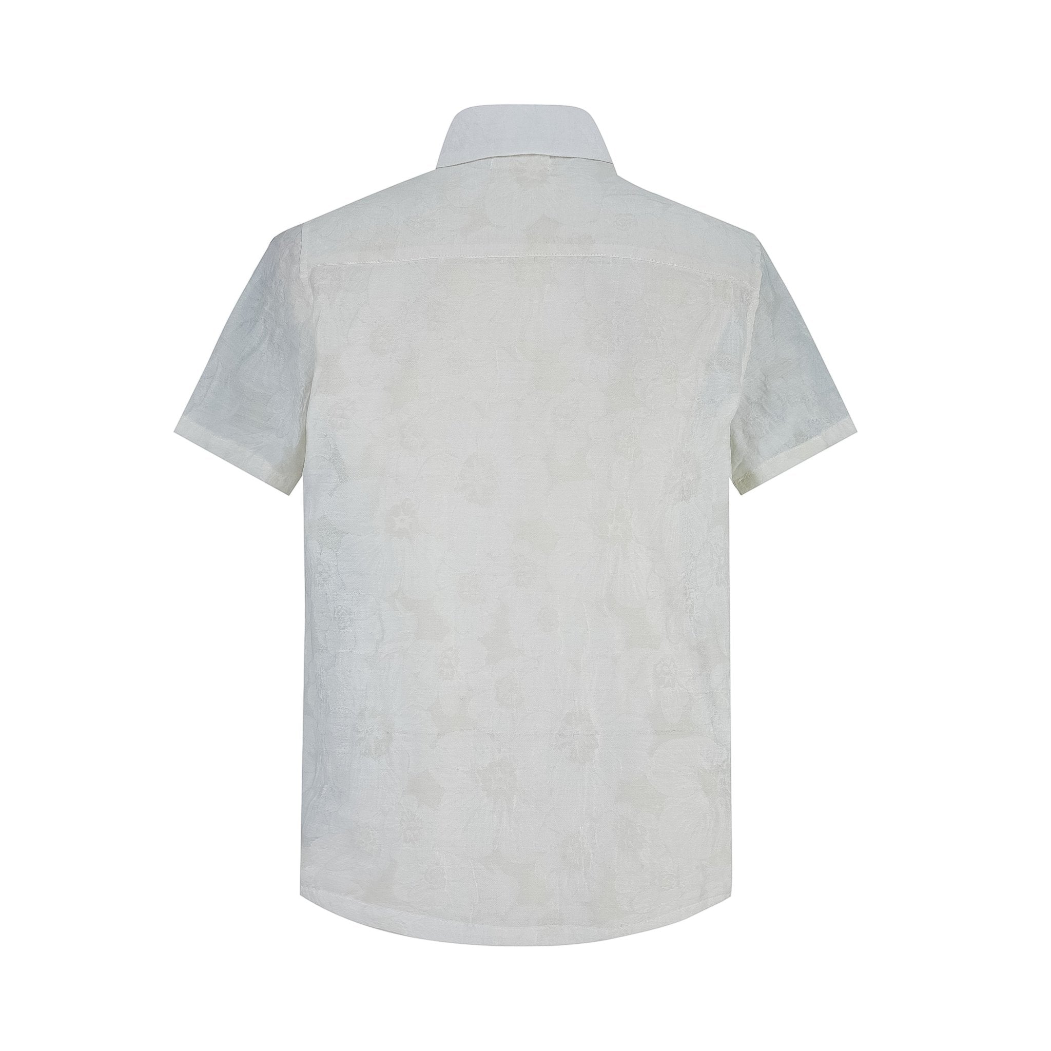 Chemise manches courtes fleurie - Frilivin