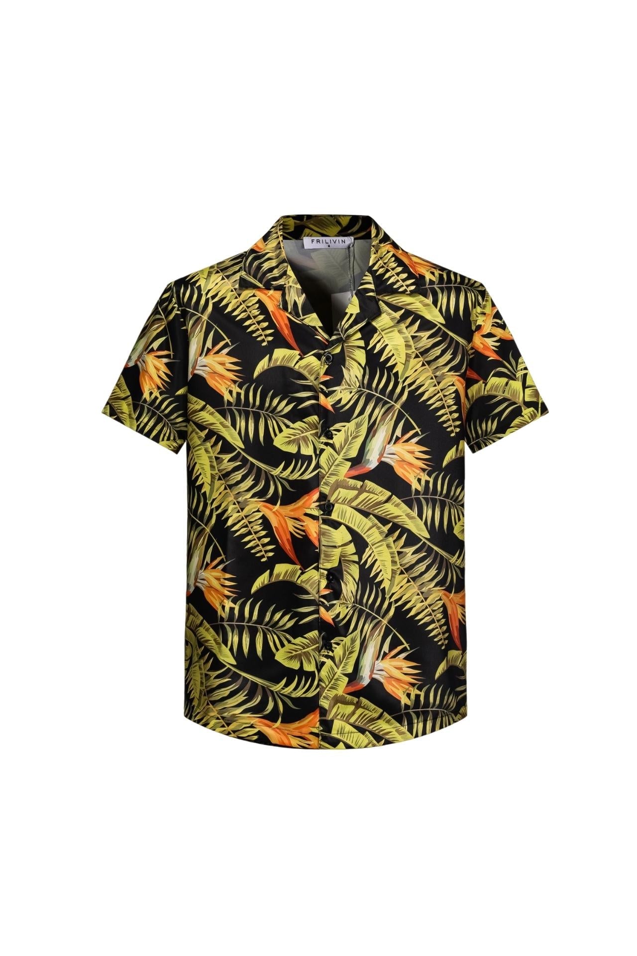 Chemise structuré imprimé tropical - Frilivin