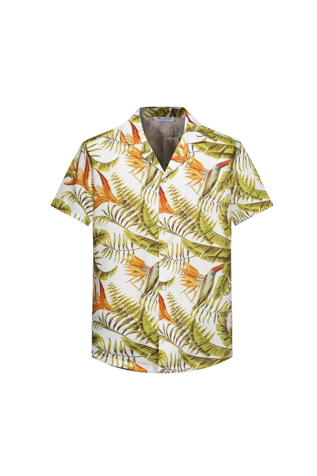 Chemise structuré imprimé tropical - Frilivin