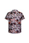 Chemise structurée à motif fleuri - Frilivin
