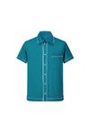 Chemise style bowling manches courtes - Frilivin