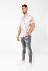Chemise tie and dye manches courtes - Frilivin